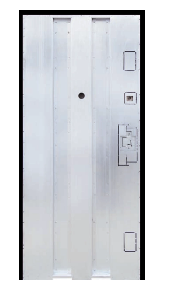Certified Security Door Chassis Metal System Bros STL