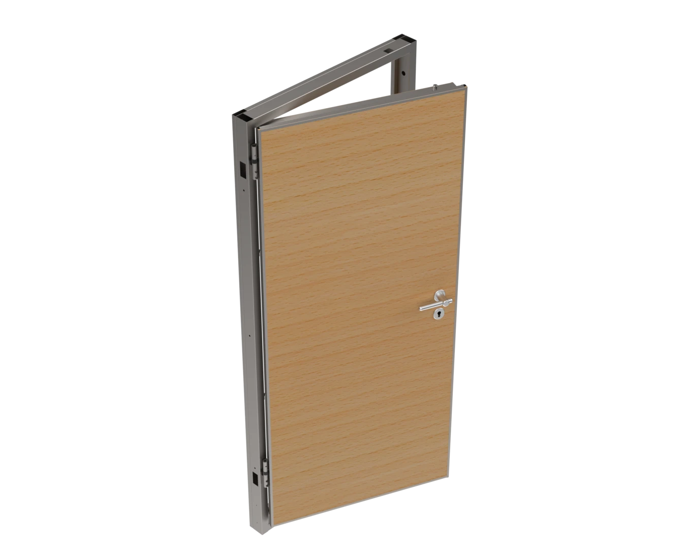 Security Door Chassis MS9 Plus - Internal view with cladding
