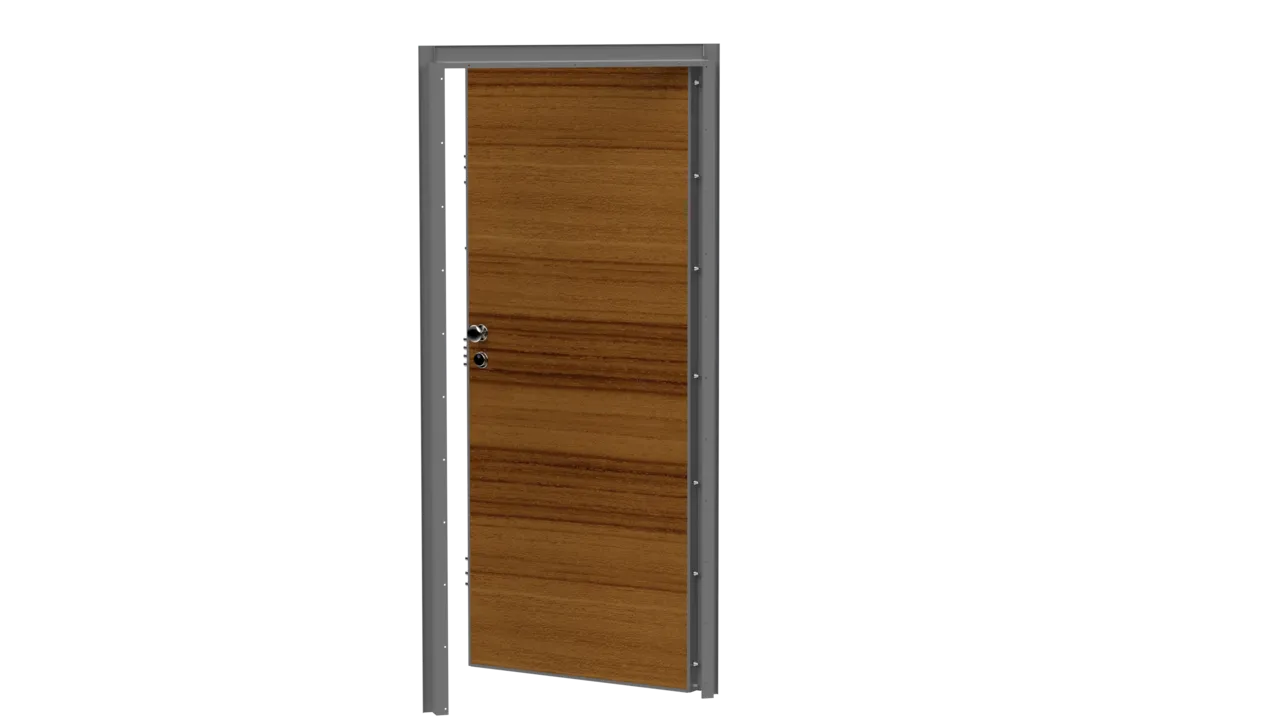 Security Door Chassis MS19 - External view with cladding