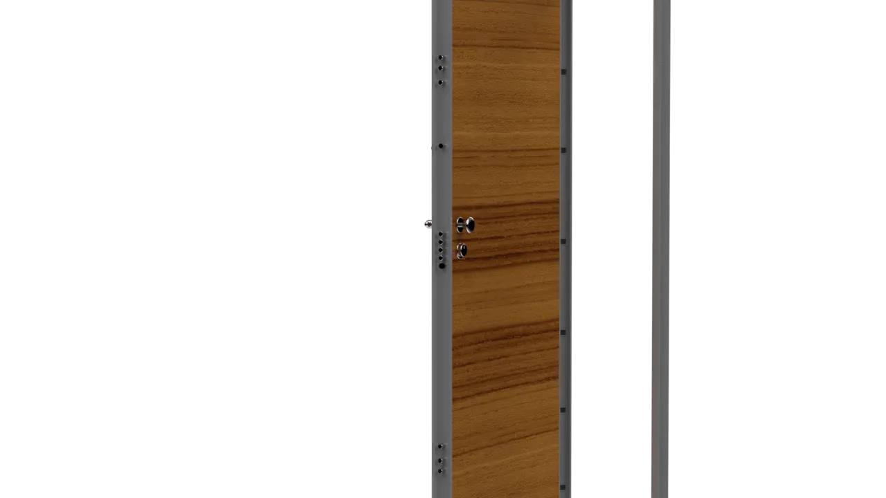 Security Door Chassis MS19 - Locking System