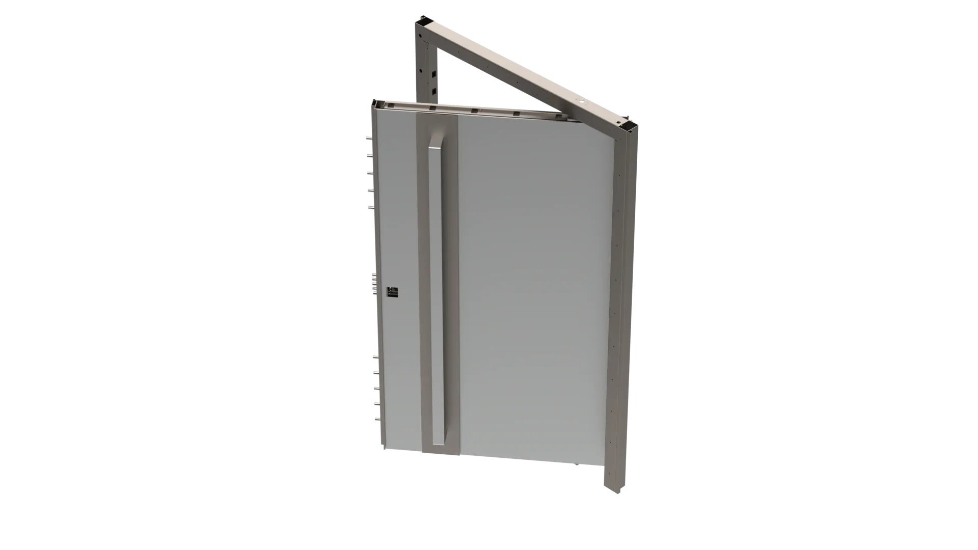 Pivot Security Door Chassis - External view of chassis